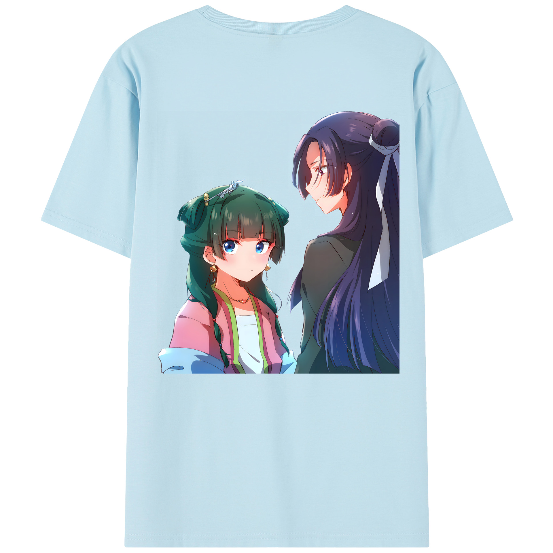 （画像用） 薬屋のひとりごと The Apothecary Diaries 綿100％半袖Tシャツ（背面プリント）